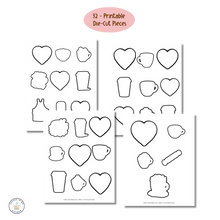 Load image into Gallery viewer, Valentine's Coffee and Cookies Digital Paper Pack {DIGITAL DOWNLOAD}