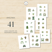 Load image into Gallery viewer, Sweet Shamrock Days Fussy Cuts Pack {DIGITAL DOWNLOAD}
