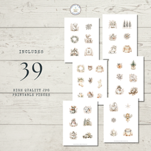Load image into Gallery viewer, Peaceful Winter Wonderland Fussy Cuts Pack {DIGITAL DOWNLOAD}