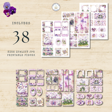 Load image into Gallery viewer, Pretty Pansy Garden Ephemera Pack {DIGITAL DOWNLOAD}