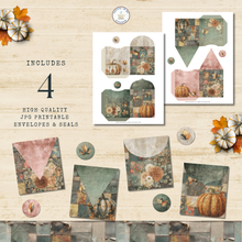 Load image into Gallery viewer, Washed Denim Harvest Envelopes & Tags Set {DIGITAL DOWNLOAD}