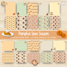 Load image into Gallery viewer, Pumpkin Spice Season Digital Paper Pack {DIGITAL DOWNLOAD}