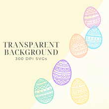 Load image into Gallery viewer, Pastel Easter Eggs SVG Pack - DIGITAL DOWNLOAD