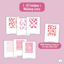 Load image into Gallery viewer, Heart Shaker Card Kit (Add-On February Freebie) {DIGITAL DOWNLOAD}