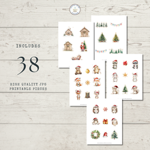 Load image into Gallery viewer, Twinkling Forest Friends Fussy Cuts Pack {DIGITAL DOWNLOAD}