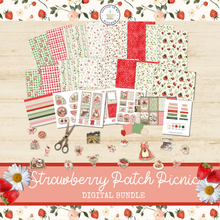 Load image into Gallery viewer, Strawberry Picnic Patch Digital Bundle {DIGITAL DOWNLOAD}