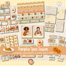 Load image into Gallery viewer, Pumpkin Spice Season Ephemera Pack {DIGITAL DOWNLOAD}