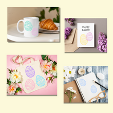 Load image into Gallery viewer, Pastel Easter Eggs SVG Pack - DIGITAL DOWNLOAD