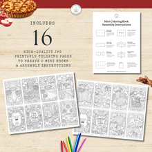 Load image into Gallery viewer, Autumn in Your Pocket Mini Coloring Books Set Vol. 3 {DIGITAL DOWNLOAD}