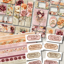 Load image into Gallery viewer, Autumn Blush Bouquet Ephemera Pack {DIGITAL DOWNLOAD}