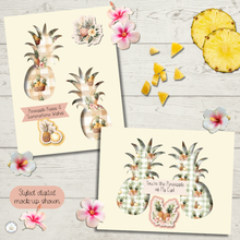 Load image into Gallery viewer, Summer Pineapple Digital Shaker Card Kit {Digital Download}
