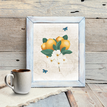 Load image into Gallery viewer, Vintage Lemons &amp; Butterflies Art Prints Bundle {Digital Download}
