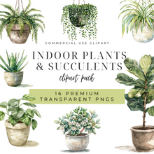 Load image into Gallery viewer, Indoor Plants and Succulents DIGITAL DOWNLOAD
