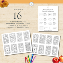 Load image into Gallery viewer, Autumn in Your Pocket Mini Coloring Books Set Vol. 1 {DIGITAL DOWNLOAD}
