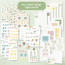 Load image into Gallery viewer, Cozy Summer Cottage Digital Card Kit {DIGITAL DOWNLOAD}
