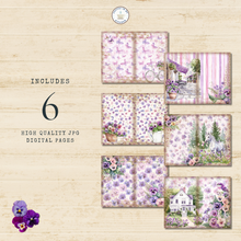 Load image into Gallery viewer, Pretty Pansy Garden Digital Pages Pack Volume 1 {DIGITAL DOWNLOAD}
