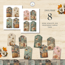 Load image into Gallery viewer, Washed Denim Harvest Envelopes &amp; Tags Set {DIGITAL DOWNLOAD}
