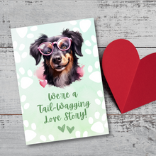 Load image into Gallery viewer, &quot;Spec-tacular Paws&quot; Valentine&#39;s Day Notecard Pack - {Digital Download}
