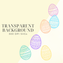 Load image into Gallery viewer, Pastel Easter Eggs SVG Pack - DIGITAL DOWNLOAD
