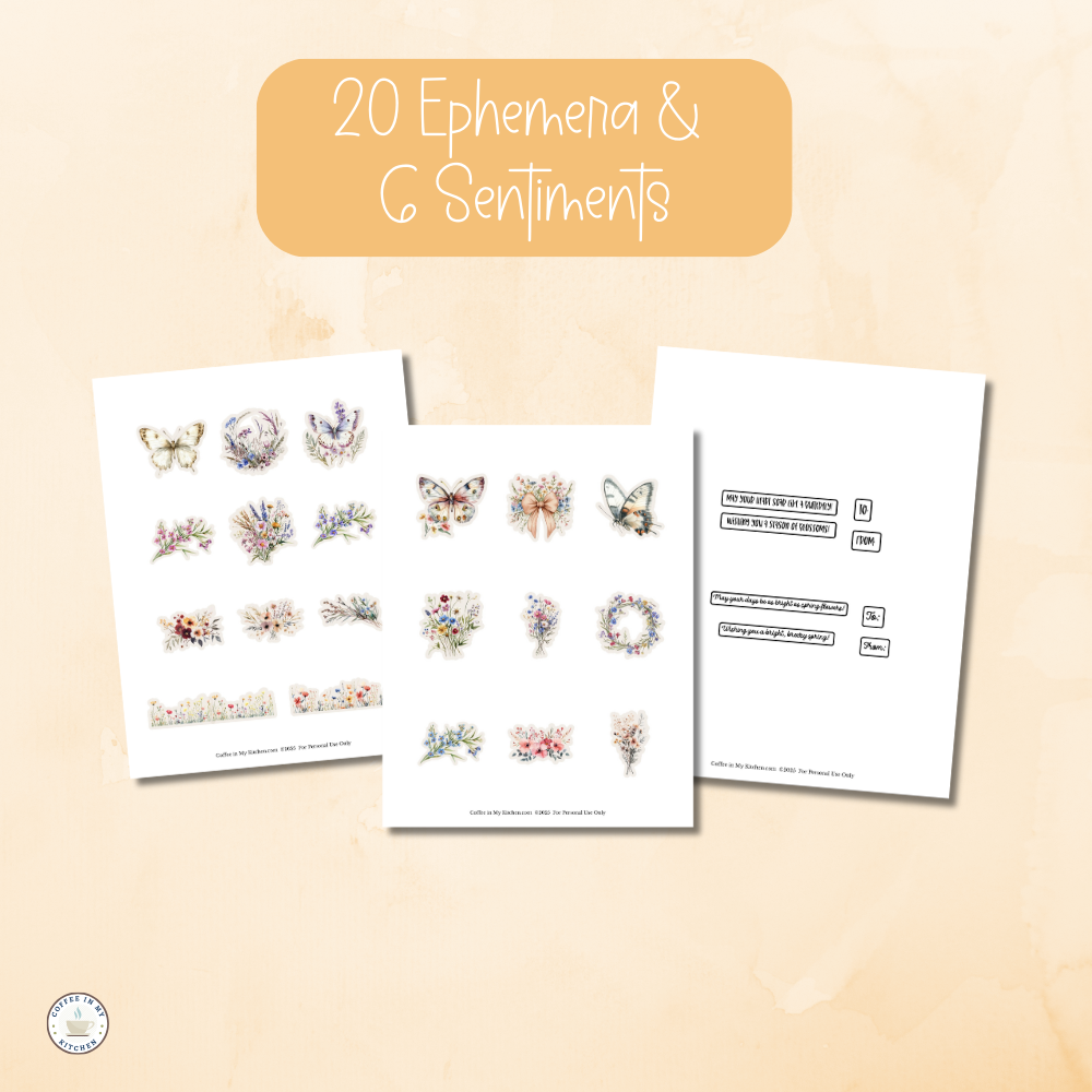 Flutter & Bloom: Spring Tag Expansion Pack (Add-On March Freebie) {DIG ...