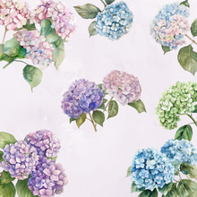 Load image into Gallery viewer, Spring Hydrangeas Clipart Pack DIGITAL DOWNLOAD
