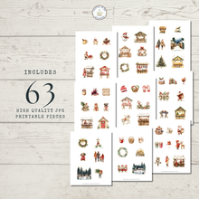 Load image into Gallery viewer, Cozy Holiday Village Fussy Cuts Mega Pack {DIGITAL DOWNLOADS}
