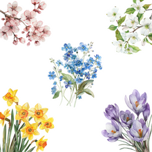 Load image into Gallery viewer, Watercolor Blossoms Clipart Pack DIGITAL DOWNLOAD - 20% OFF INTRODUCTORY SALE!
