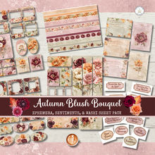 Load image into Gallery viewer, Autumn Blush Bouquet Ephemera Pack {DIGITAL DOWNLOAD}
