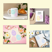 Load image into Gallery viewer, Pastel Easter Eggs SVG Pack - DIGITAL DOWNLOAD
