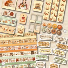 Load image into Gallery viewer, Pumpkin Spice Season Ephemera Pack {DIGITAL DOWNLOAD}
