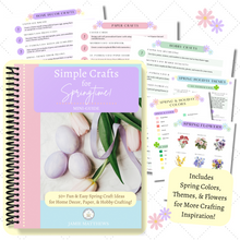 Load image into Gallery viewer, Simple Crafts for Springtime! Mini Guide INTRODUCTORY SALE
