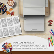Load and play video in Gallery viewer, Autumn in Your Pocket Mini Coloring Books Set Vol. 2 {DIGITAL DOWNLOAD}
