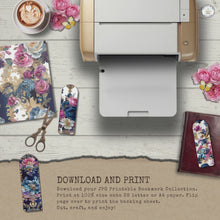 Load and play video in Gallery viewer, Midnight Garden 5-Piece Printable Bookmark Collection {DIGITAL DOWNLOAD}
