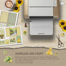 Load and play video in Gallery viewer, Golden Sunflower Garden Digital Bundle {DIGITAL DOWNLOAD}
