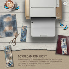 Load and play video in Gallery viewer, Blue Butterfly Inspirational 5-Piece Printable Bookmark Collection {DIGITAL DOWNLOAD}
