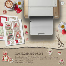 Load and play video in Gallery viewer, Strawberry Picnic Patch Digital Bundle {DIGITAL DOWNLOAD}
