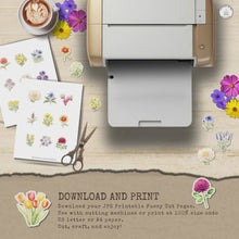 Load and play video in Gallery viewer, Heirloom Wildflower Blooms Fussy Cuts Pack {DIGITAL DOWNLOAD}
