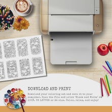 Load and play video in Gallery viewer, Autumn in Your Pocket Mini Coloring Books Set Vol. 1 {DIGITAL DOWNLOAD}
