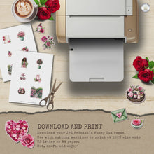 Load and play video in Gallery viewer, Red Roses for Days Fussy Cuts Pack {DIGITAL DOWNLOAD}
