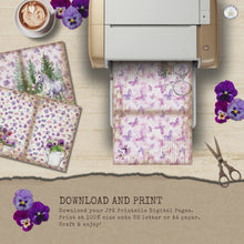 Load and play video in Gallery viewer, Pretty Pansy Garden Digital Pages Pack Volume 1 {DIGITAL DOWNLOAD}
