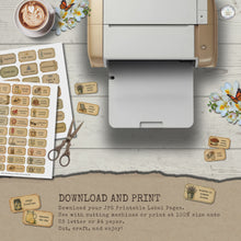 Load and play video in Gallery viewer, Cozy Summer 75-Piece Printable Labels Set {DIGITAL DOWNLOAD}
