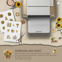 Load and play video in Gallery viewer, Sunflower Summer Days Fussy Cuts Pack {DIGITAL DOWNLOAD}
