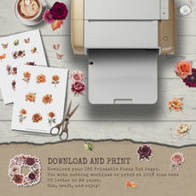 Load and play video in Gallery viewer, Autumn Blush Bouquet Fussy Cuts Pack {DIGITAL DOWNLOAD}

